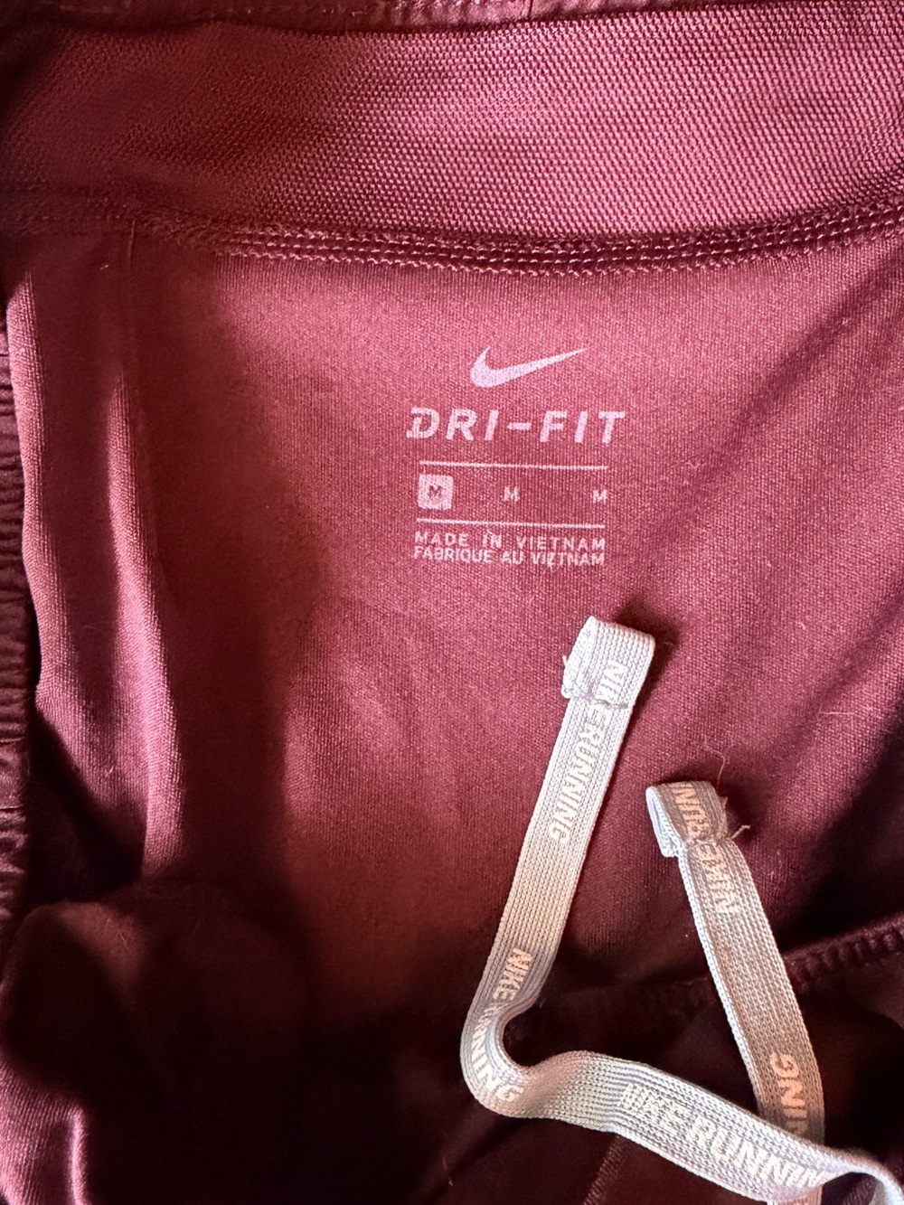 Nike Women's Maroon Running Shorts - Picture 2 of 3